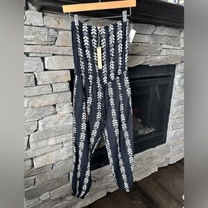 NWT Elan Black and White Strapless Jumpsuit Size S